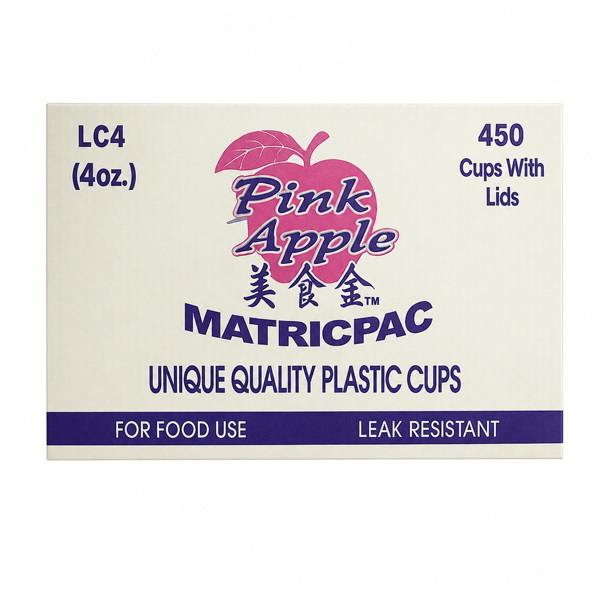 4oz Cup Pink Apple