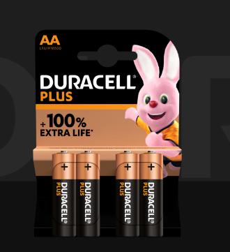Duracell AA Battery 4 Pack Accessories Digital