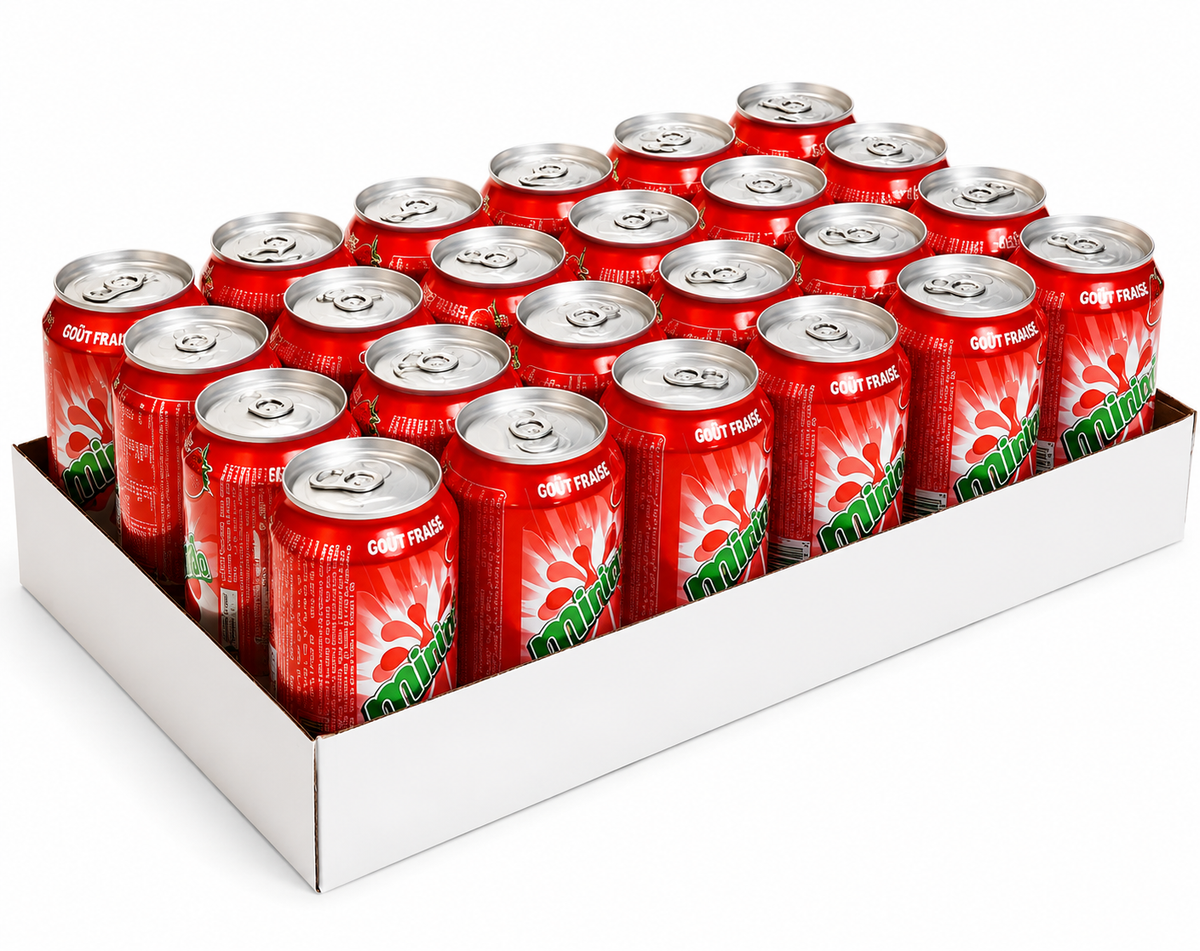 Strawberry Mirinda Can 1x24 Case