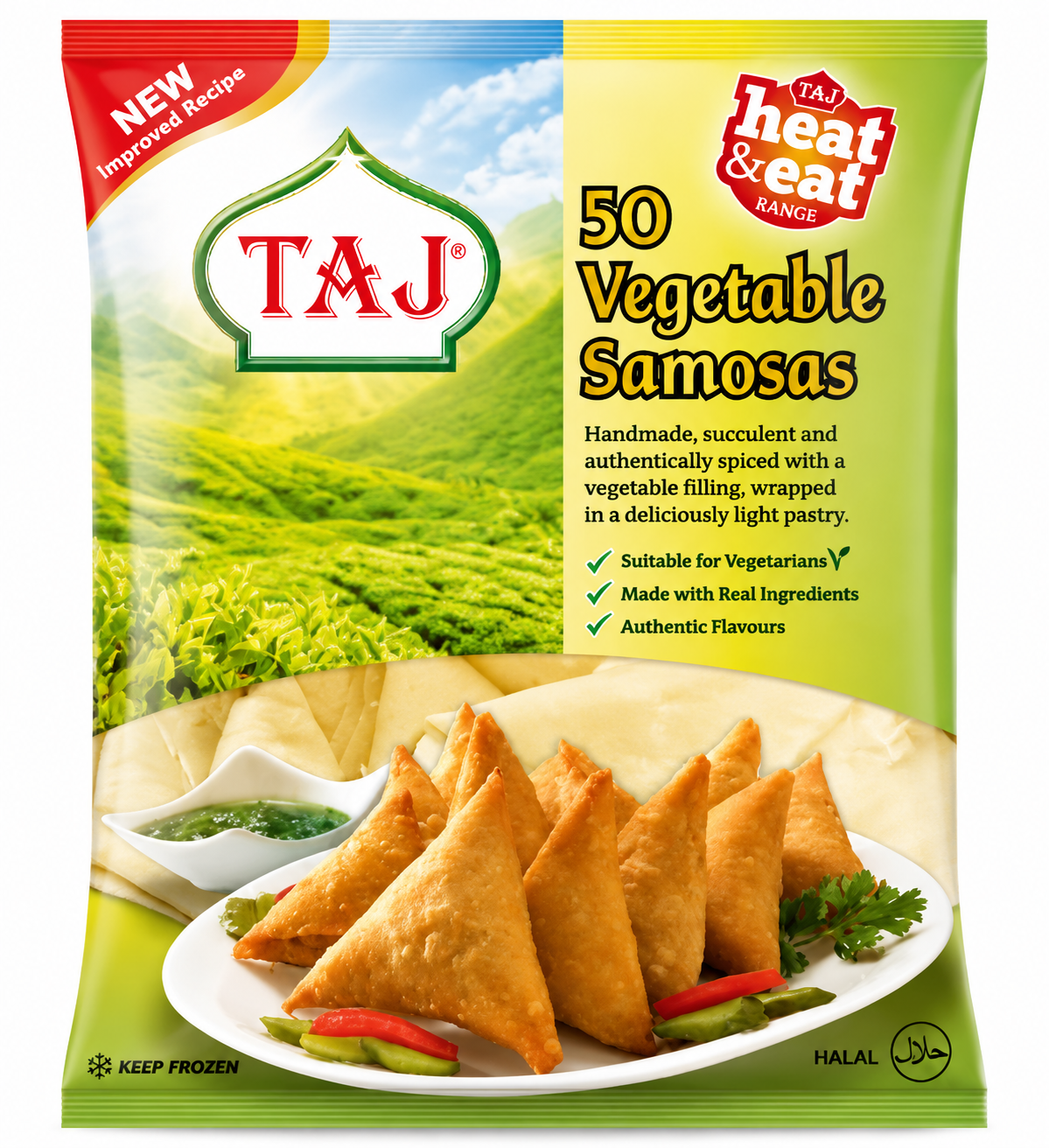 Taz Vegtable Samoosa 50pcs