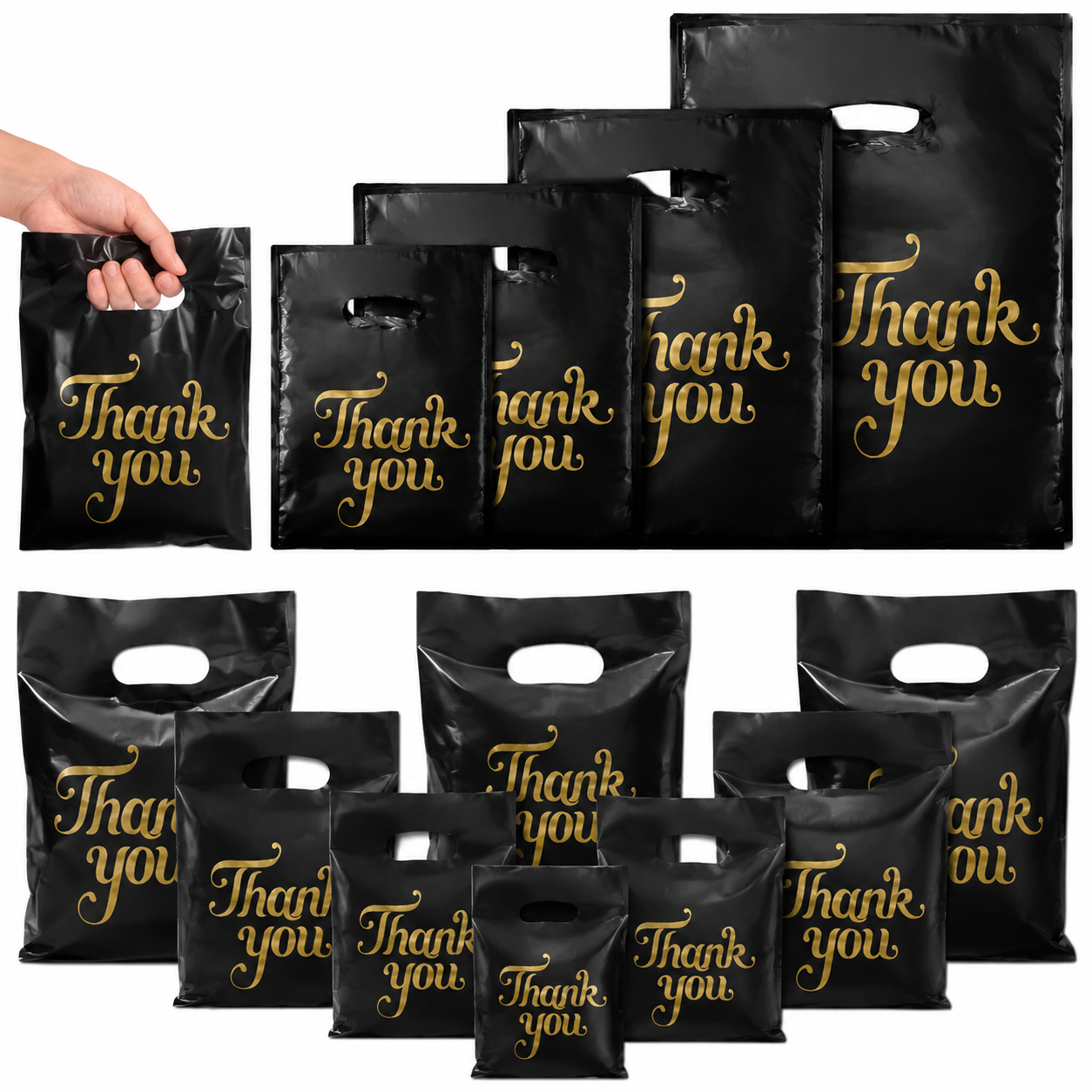 Buy Thank You Bag 200 Pcs online in the UK | Packaging from Al Haayaat