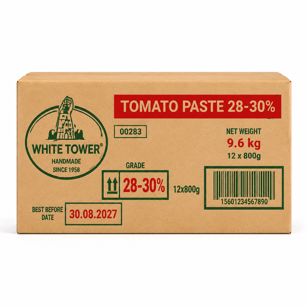 Buy WHITE TOWER TOMATO PASTE/ TOMATO PUREE - 12 X 850 gm online in the UK