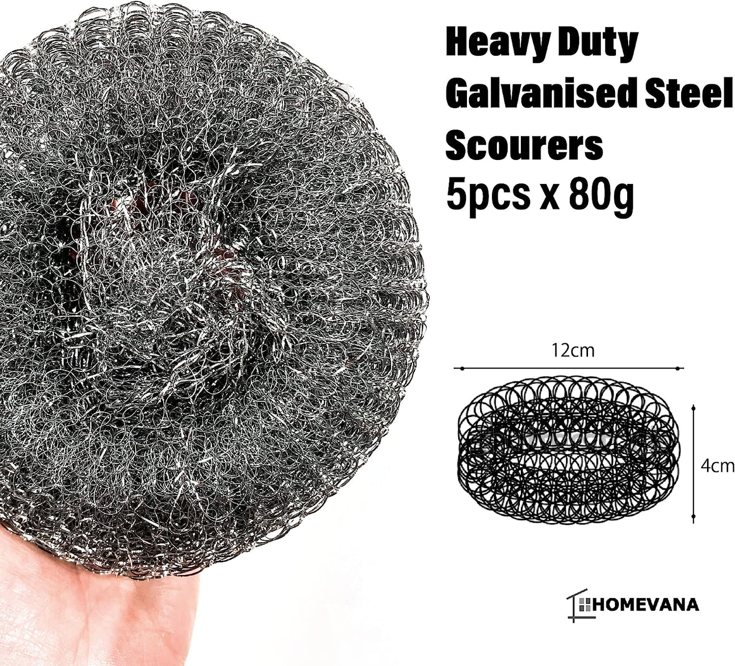 Cater Gold Catering Galvanised Scourers W60. Sponges