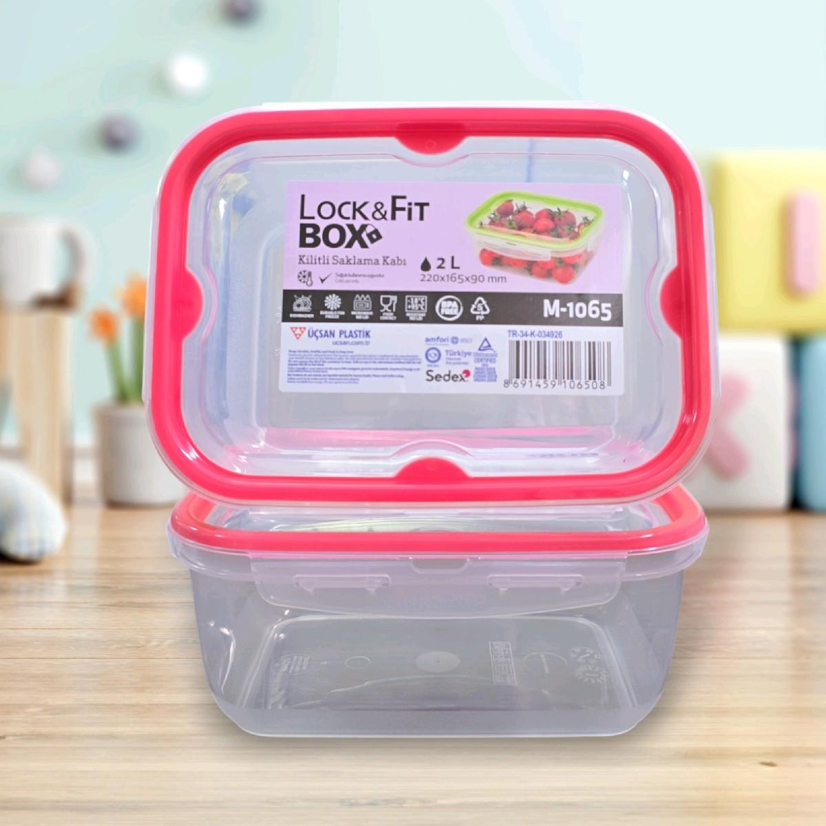 Lock & Fit Food Saver Box 2L - Kitchen Containers