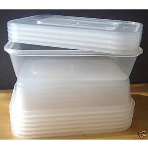 SATCO Plastic Takeaway Containers, 250 x 650ml