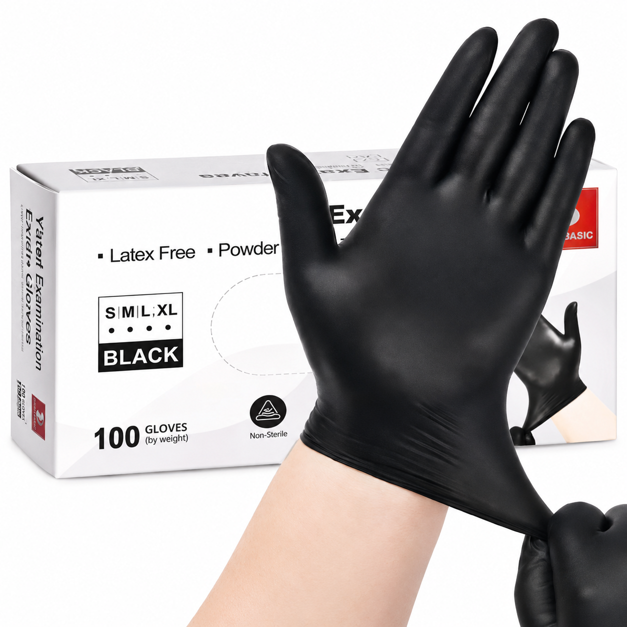 Buy Black Nitrile Gloves S online in the UK - Nitrile | Packaging from Al Haayaat