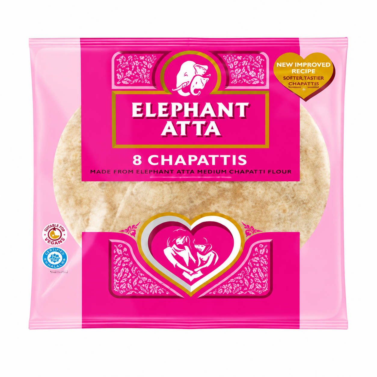 Buy Capati Elephant 8pcs online in the UK | Frozen from Al Haayaat