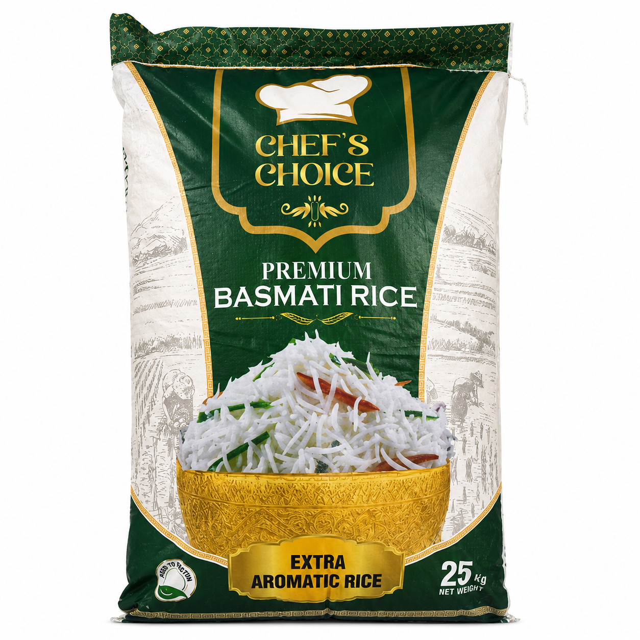 Buy Chef's Choice Premum Basmati Rice 25kg online in the UK | Rice and flour from