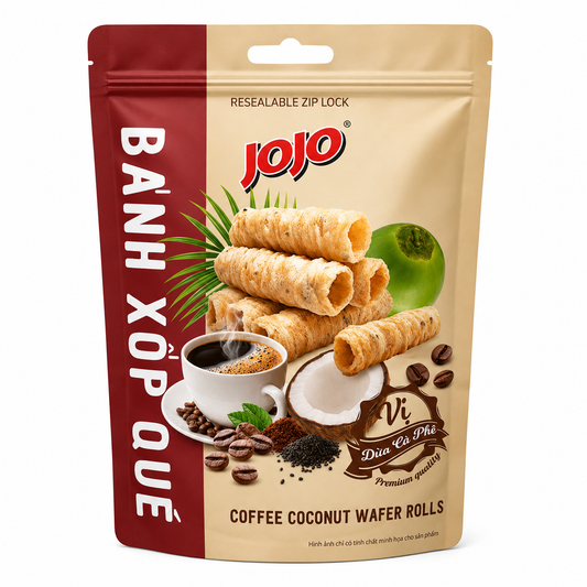 Buy Coffee Coconut Wafer Rolls online in the UK - JOJO | Snacks Biscuits from Al