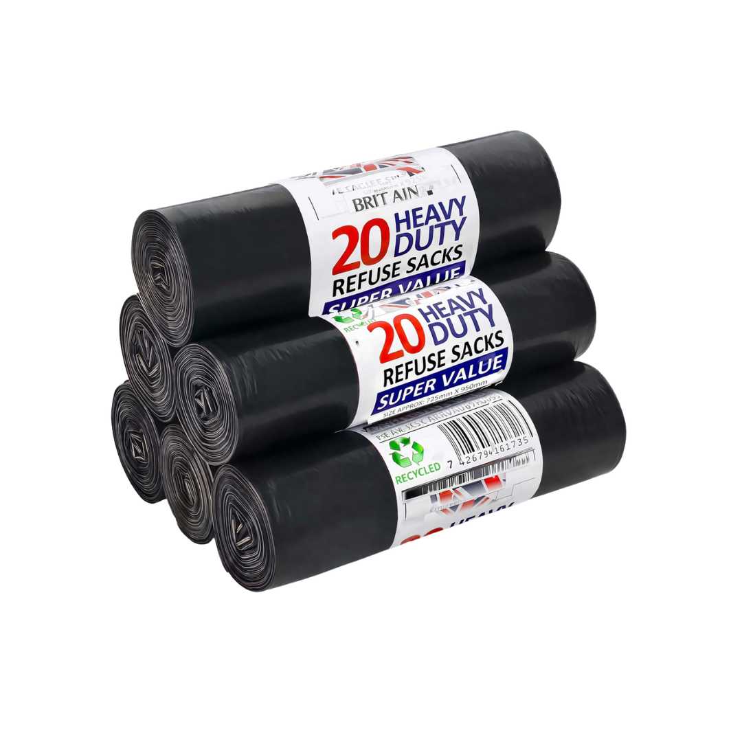 20 Pcs Heavy Duty Bin Bags – Box
