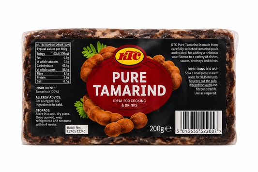 Buy Ktc Pure Tamarind 200g x20Pcs online in the UK | Sauces from Al Haayaat