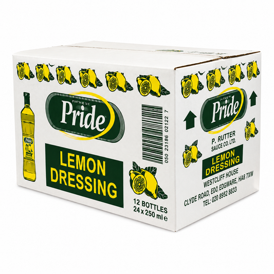 Buy Pride Lemon Dressing Box 24 X 400ml online in the UK | Sauces from Al