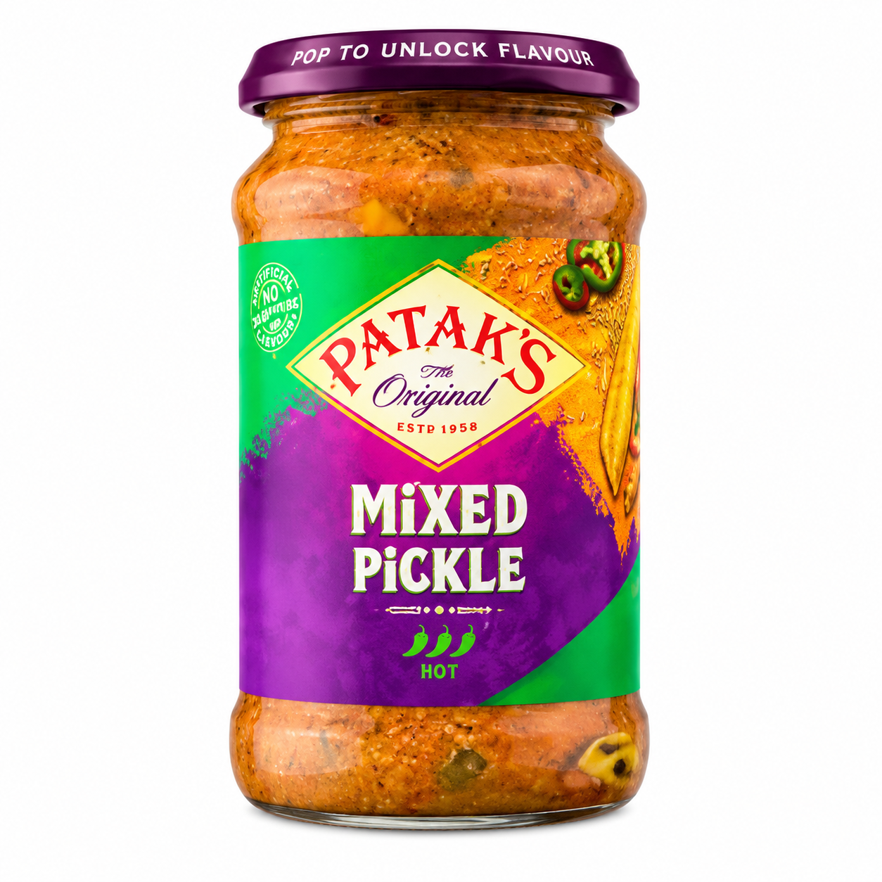 Buy Pataks Mixed Pickle 283g online in the UK | pickle from Al Haayaat