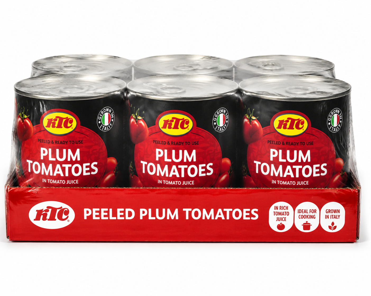 Buy Plum Tomatoes Case online in the UK - KTC | canned fruit from Al Haayaat