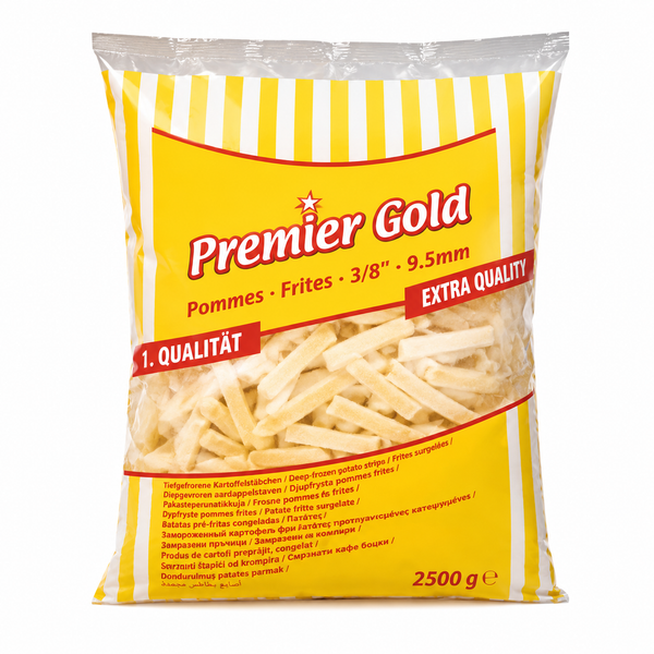 Premier Gold Pommes 3/8 Coated Fries (4x2.5kg)