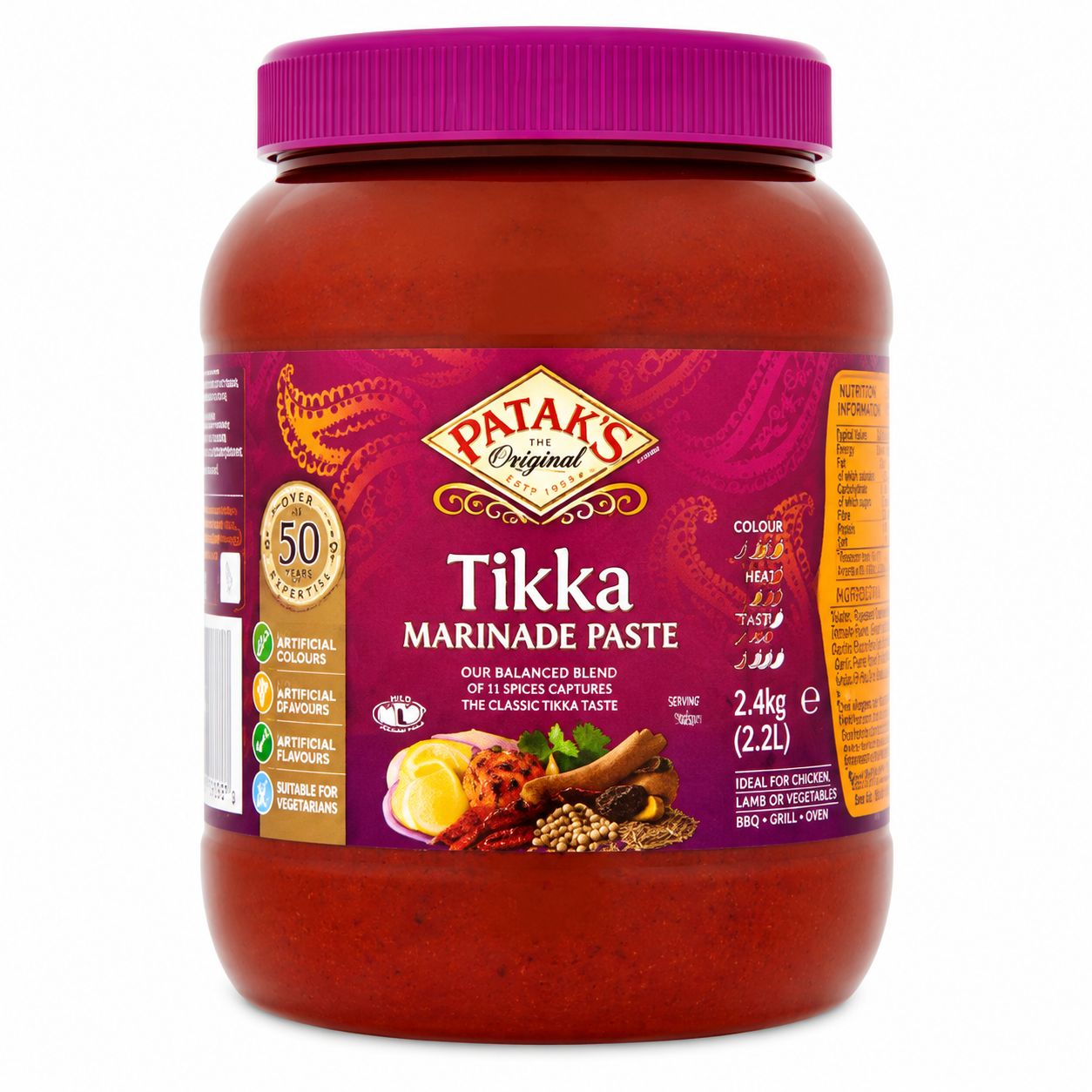 Buy Tikka Paste 2.2kg Patak online in the UK | Sauces from Al Haayaat