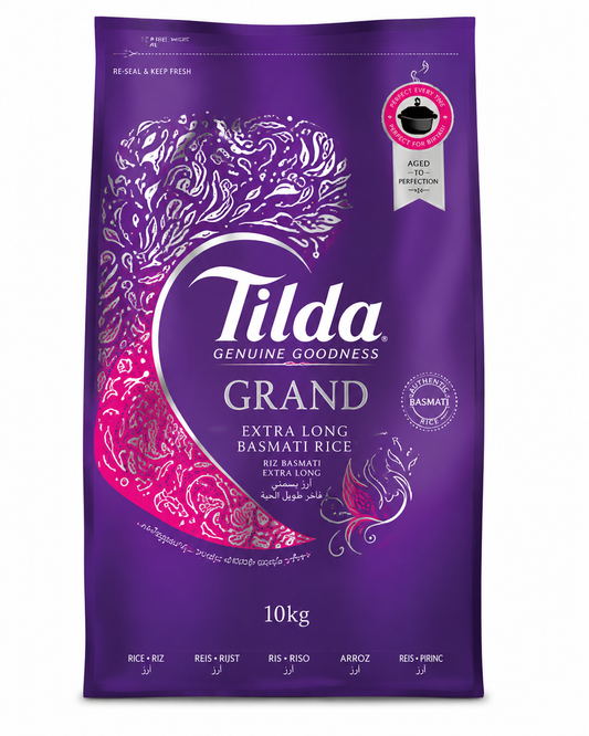Buy Tilda Grand Extra Long Basmati Rice 20kg online in the UK | Rice and flour