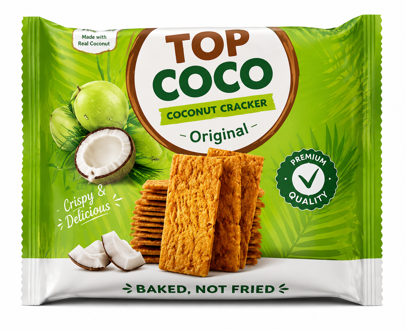 Buy Topcoco Crackers 150gx30 Bags/Box/Ctn online in the UK - TOPCOCO | Snacks Biscuits from Al