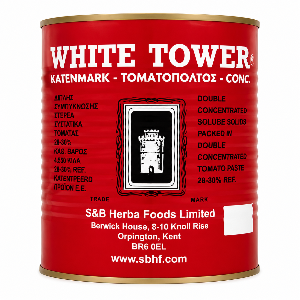Buy White Tower Tomato Paste/ Tomato Puree - 850g online in the UK | Sauces from