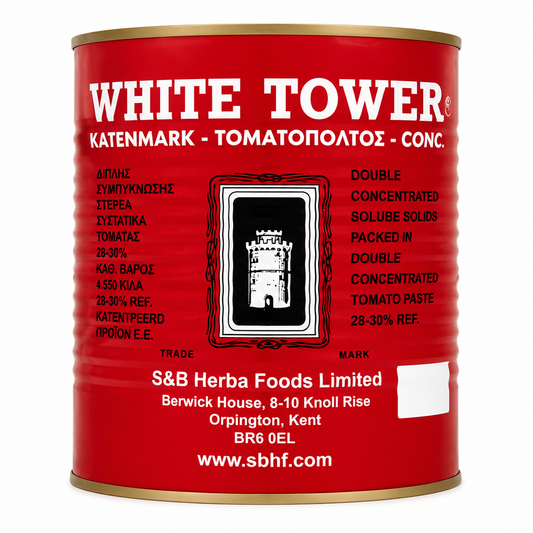 Buy White Tower Tomato Paste/ Tomato Puree - 850g online in the UK | Sauces from