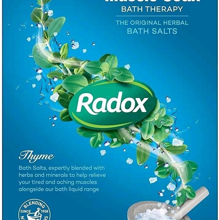 Radox Bath Therapy Muscle Soak Herbal Bath Salts for Body Care - Body Wash -1