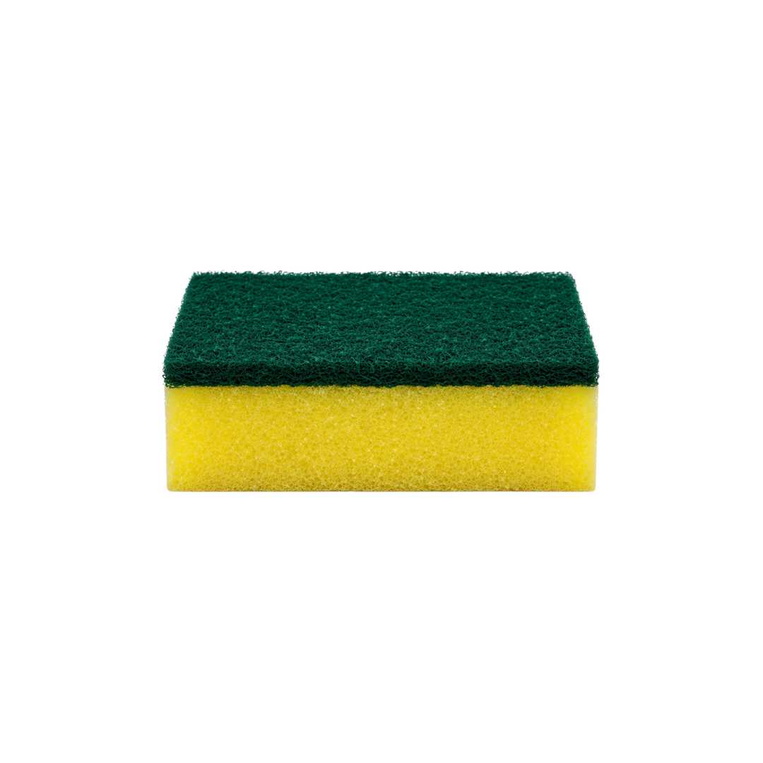 Yellow Sponge with Abrasive Green Scourer