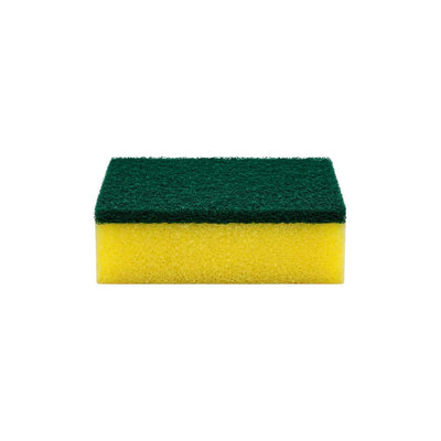 Yellow Sponge with Abrasive Green Scourer