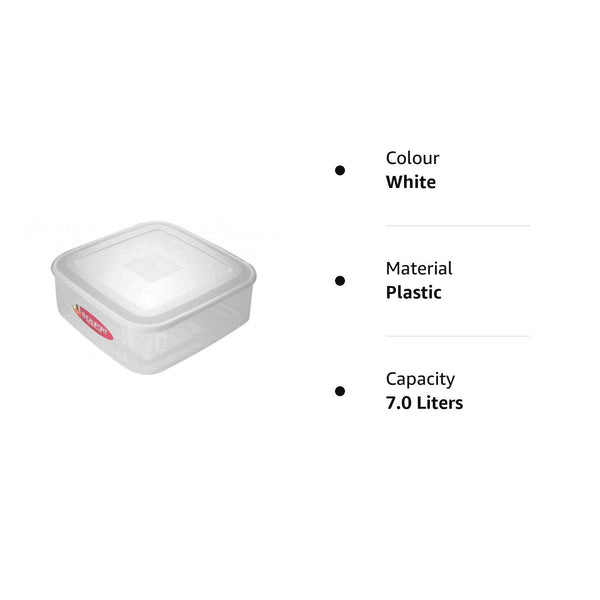 Beaufort Square Food Saver Container 7 and 13 Littre Clear Airtight Kitchen Storage Utensils