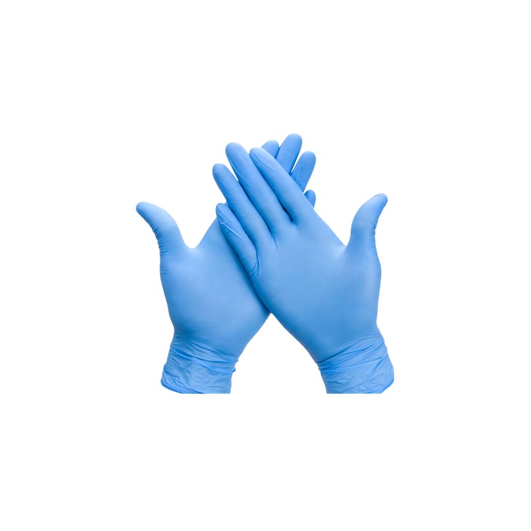 Blue Nitrile Powder Free Gloves – Medium