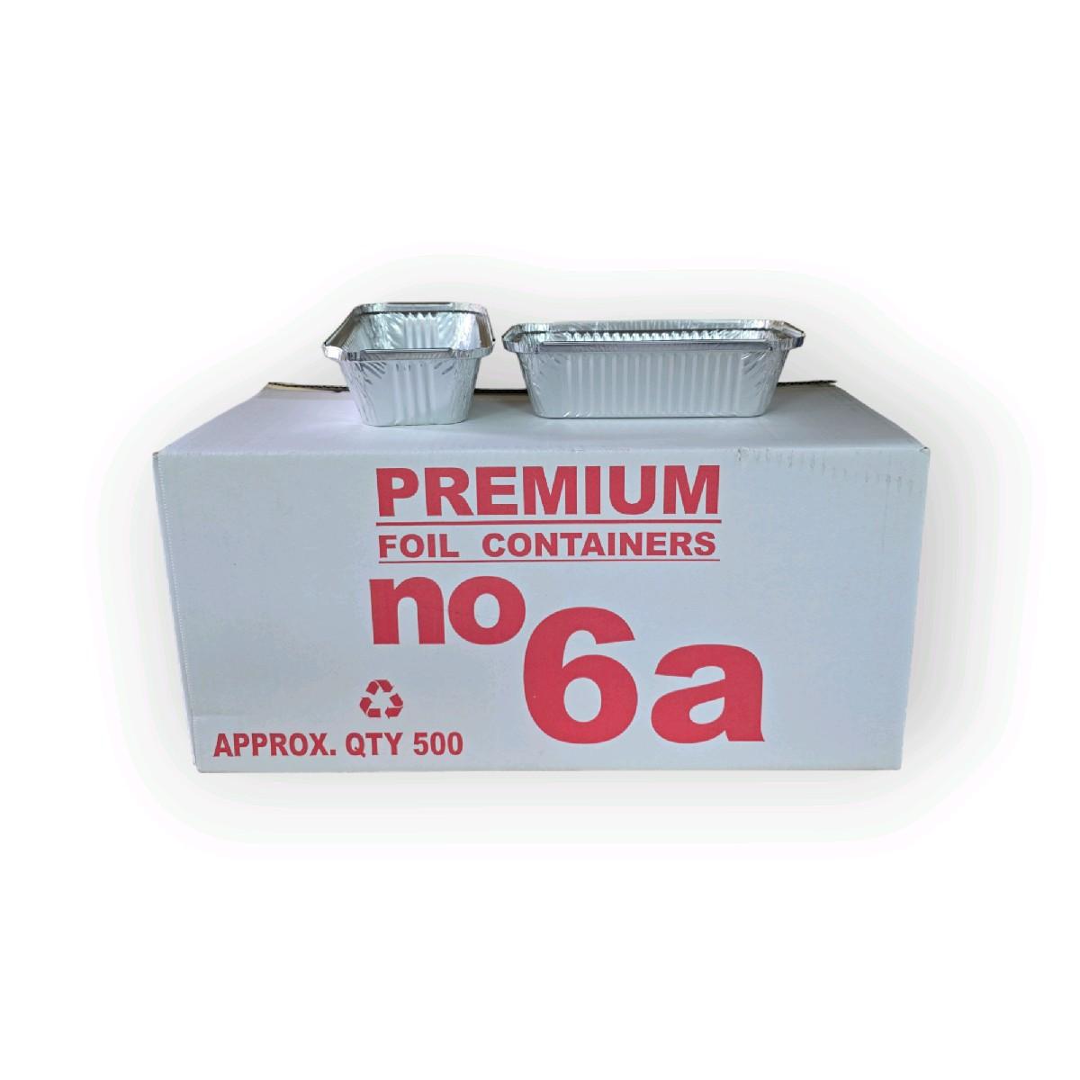 Foil Aluminium Container with lids size - no2, no6a Disposable