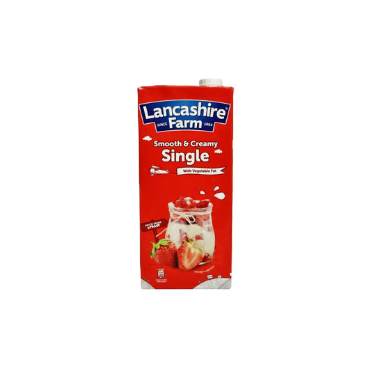 Lancashire Farm Single Cream (Smooth & Creamy)