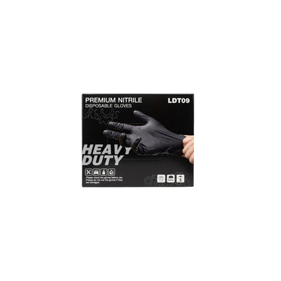 Black Nitrile Powder Free Gloves – Small