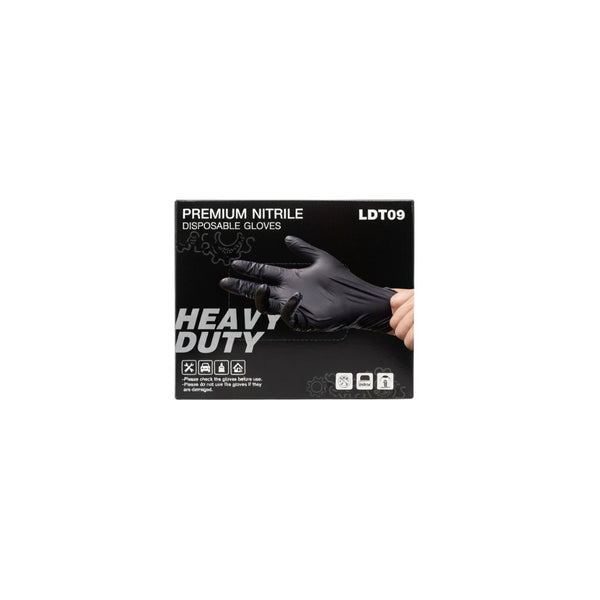 Black Nitrile Powder Free Gloves – Small