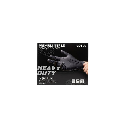 Black Nitrile Powder Free Gloves – X-Large