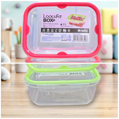 Lock & Fit Food Saver Box 2L - Kitchen Containers