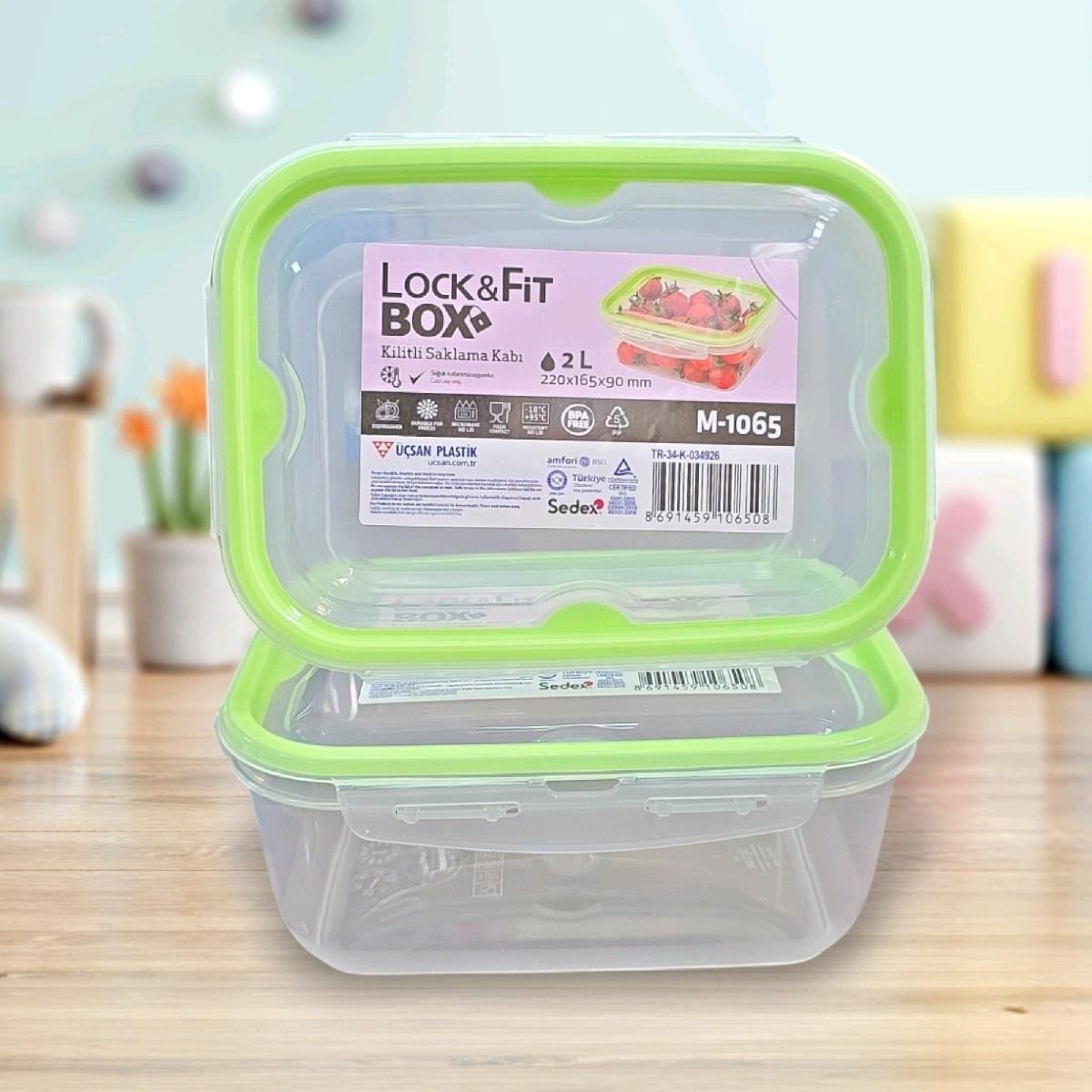 Lock & Fit Food Saver Box 2L - Kitchen Containers