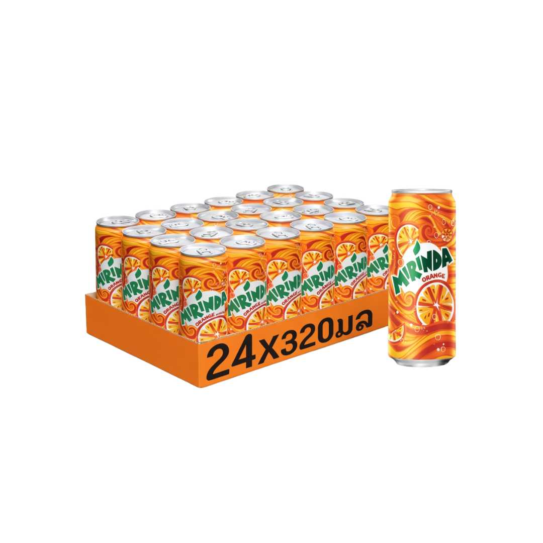 Mirinda Orange Can – 250ml Case