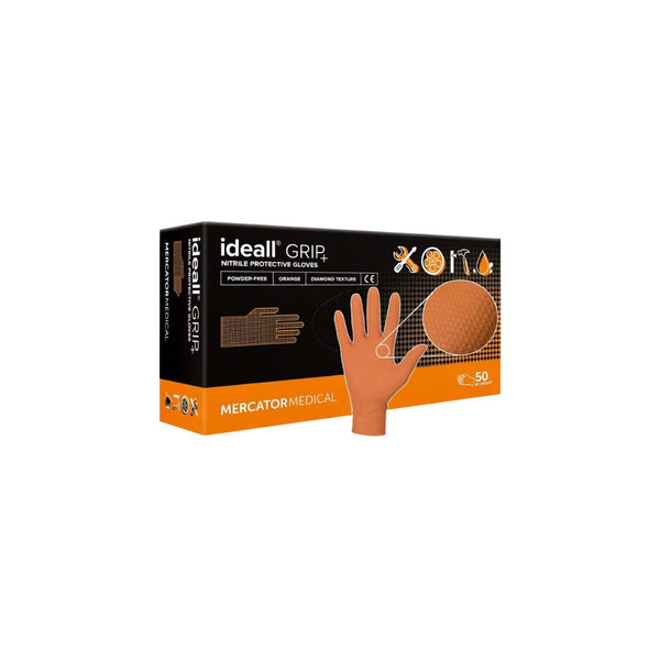 Orange Grip Powder Free Gloves – Medium