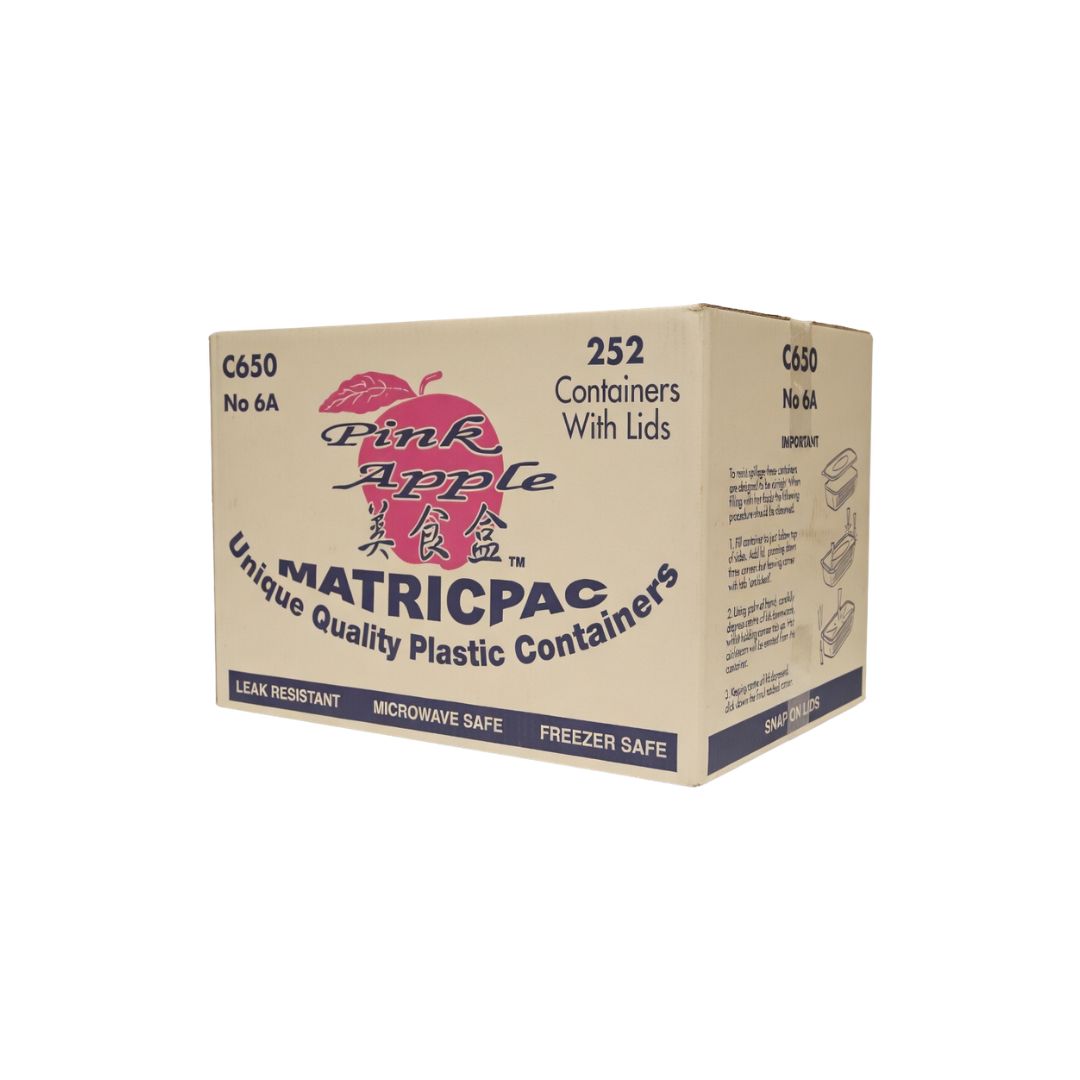 Pink Apple Matrix Pack – 6A Foil Container with Lids