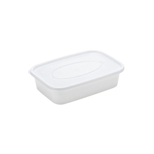Pink Apple Microwave Plastic Food Containers With Lids (500ml) QTY 252