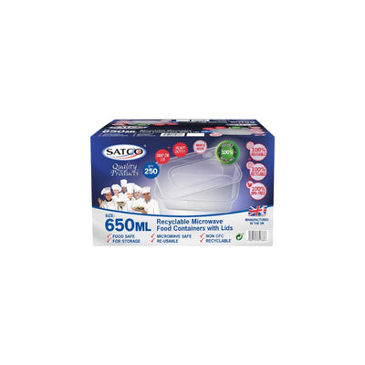 Satco 650ml Foil Container