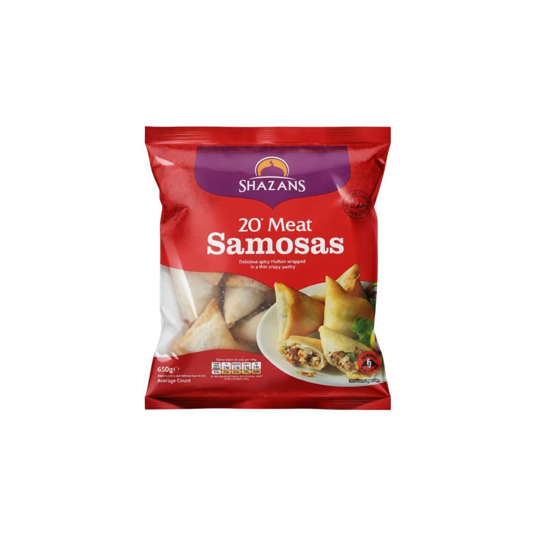 Shazans 50 Meat Samosas