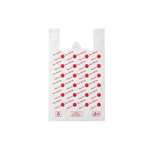 1 Box of Smiley Printed Bags 11 x 17 x 21 (1000 pcs approx) Canvas Bag