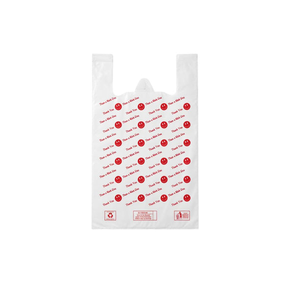 1 Box of Smiley Printed Bags 11 x 17 x 21 (1000 pcs approx) Canvas Bag