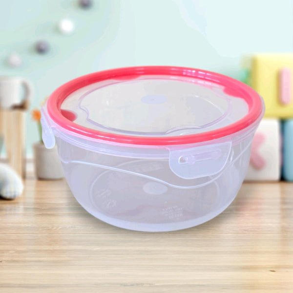 Lock and Fit Round Food Box Container 650ml - Kitchen Utensils