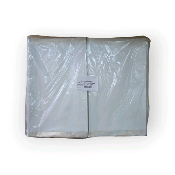 Foil Lined Paper Bags 7x9x12inch - Suitable for food use