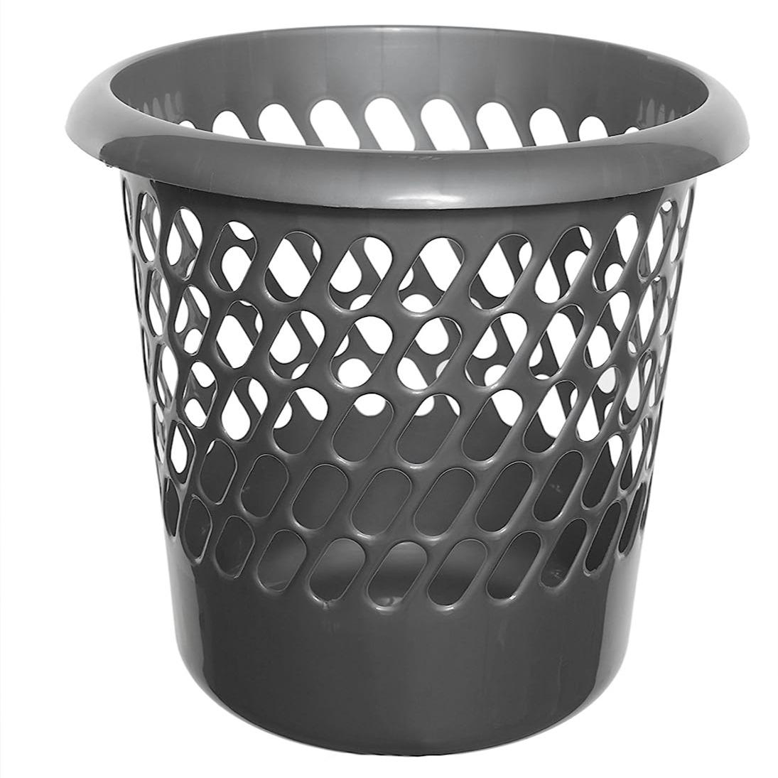 Whitefurze Waste Paper Bin for bedroom, kitchen , classroom, shop. Smooth Cleaning